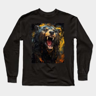 Growling Bear Long Sleeve T-Shirt